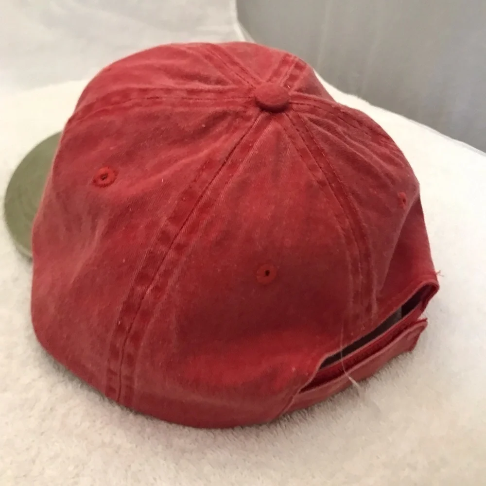 JS International for Cancun Adjustable Pink & Tan Cotton Travel Beach Ball Cap
